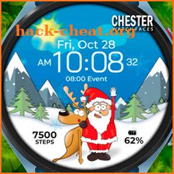 Chester Christmas watch face icon