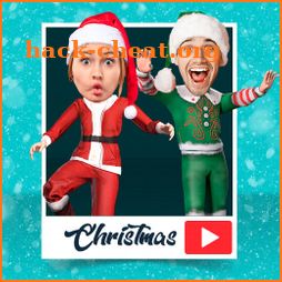 Christmas Face - Photo dance icon