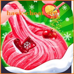 Christmas Makeup Slime - Fluffy Glitter Slime icon