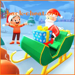 Christmas Santa Gift Delivery icon