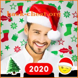 Christmas Santa Hat Face Maker 🎄 🎅 icon