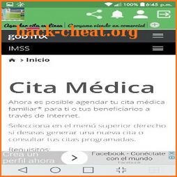 Cita medica IMSS en línea seguro social icon