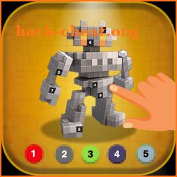 Color by Number: Robot Draw by Pixels icon