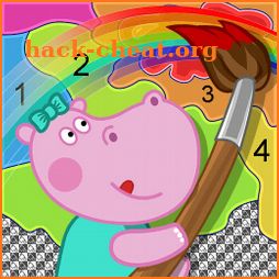 Color by Number with Hippo icon