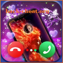 Color LED Call Flash - Love Call Screen Themes icon