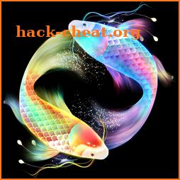 Colorful Dreamy Koi Fish Gravity Theme icon