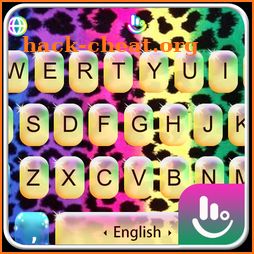 Colorful Leopard Keyboard Theme icon