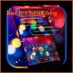 Colorful SMS Neon Keyboard icon