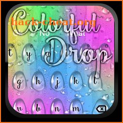 Colorful Water Drop Keyboard icon