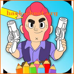 Coloring Book Brawl Stars icon