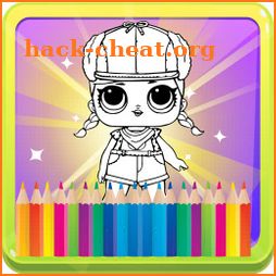 Coloring Book Doll Surprise -WDM1 LOL icon