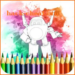 coloring book For super swings fans icon