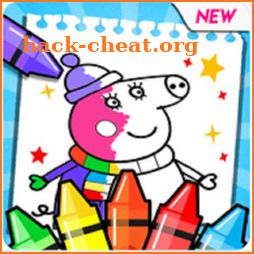 coloring book  pépa icon