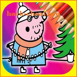 Coloring Book Peppa for Kids icon