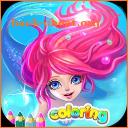 Coloring Books Mermaid icon