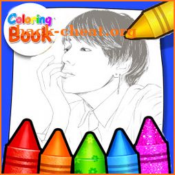 Coloring BTS K-POP Star icon