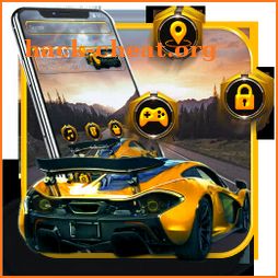 Cool Classic Yellow Car Theme icon