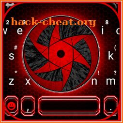 Cool Red Sharingan Keyboard Theme icon