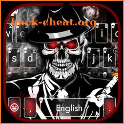 Cool Smoke Skull Keyboard Theme icon