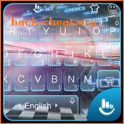 Cool Sports Racing Car Hologram Keyboard Theme icon