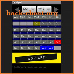 CopApp ! Calendar Schedule icon