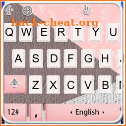 Coral Pink Keyboard Theme icon