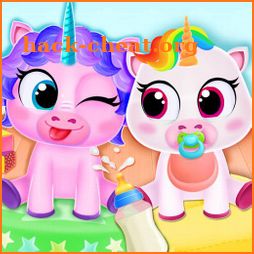 Cute Baby Unicorn Nanny House icon