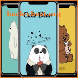 Cute Bear Cartoon Wallpaper icon