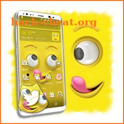 Cute Funny Face Launcher Theme icon