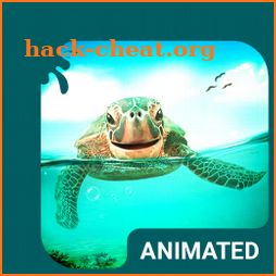 Cute Turtle Animated Keyboard + Live Wallpaper icon