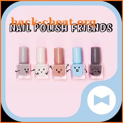 Cute Wallpaper Nail Polish Friends Theme icon