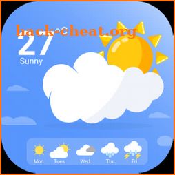 Dark Live Weather icon