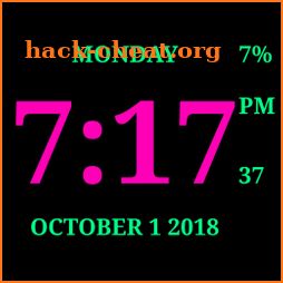 Digital Clock Live Wallpaper-7 PRO icon