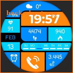 Digital Panel Watch face icon