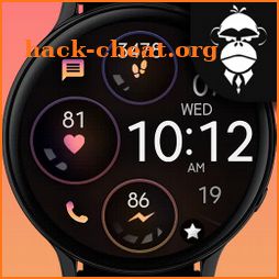 Digital Rainbow Watch Face icon