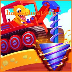 Dinosaur Digger Truck Games icon