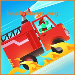 Dinosaur Fire Truck - Firefighting games for kids icon