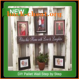 DIY Pallet Wall Step by Step icon