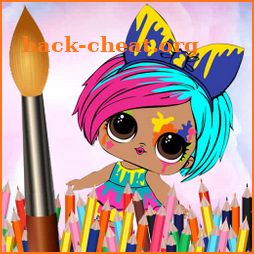 Dolls Coloring Book For kids icon