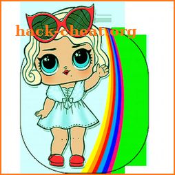 Dolls Coloring - lol shopkin icon