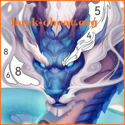 Dragon Color by Number Game icon