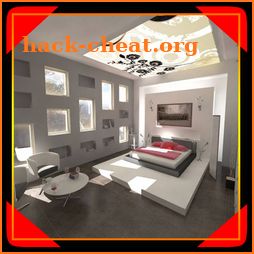 dream bedroom design icon