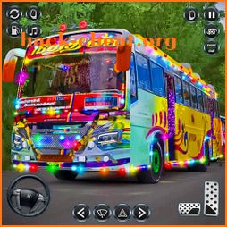 Euro Bus Driving Bus Game 3D icon