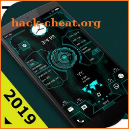 Eye catching launcher 2019 - Hi-tech theme icon