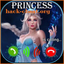 fake call princess prank Simulator icon