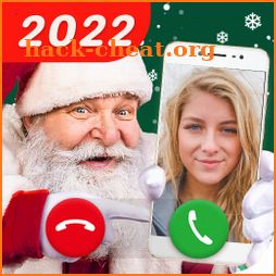 Fake video call from Santa icon