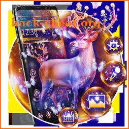 Fantasy Night Reindeer Theme icon