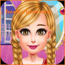 Fashion hairstyle salon icon