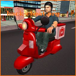 Fast Motorbike Medicine Delivery Boy icon