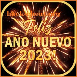 Feliz año nuevo 2023 icon